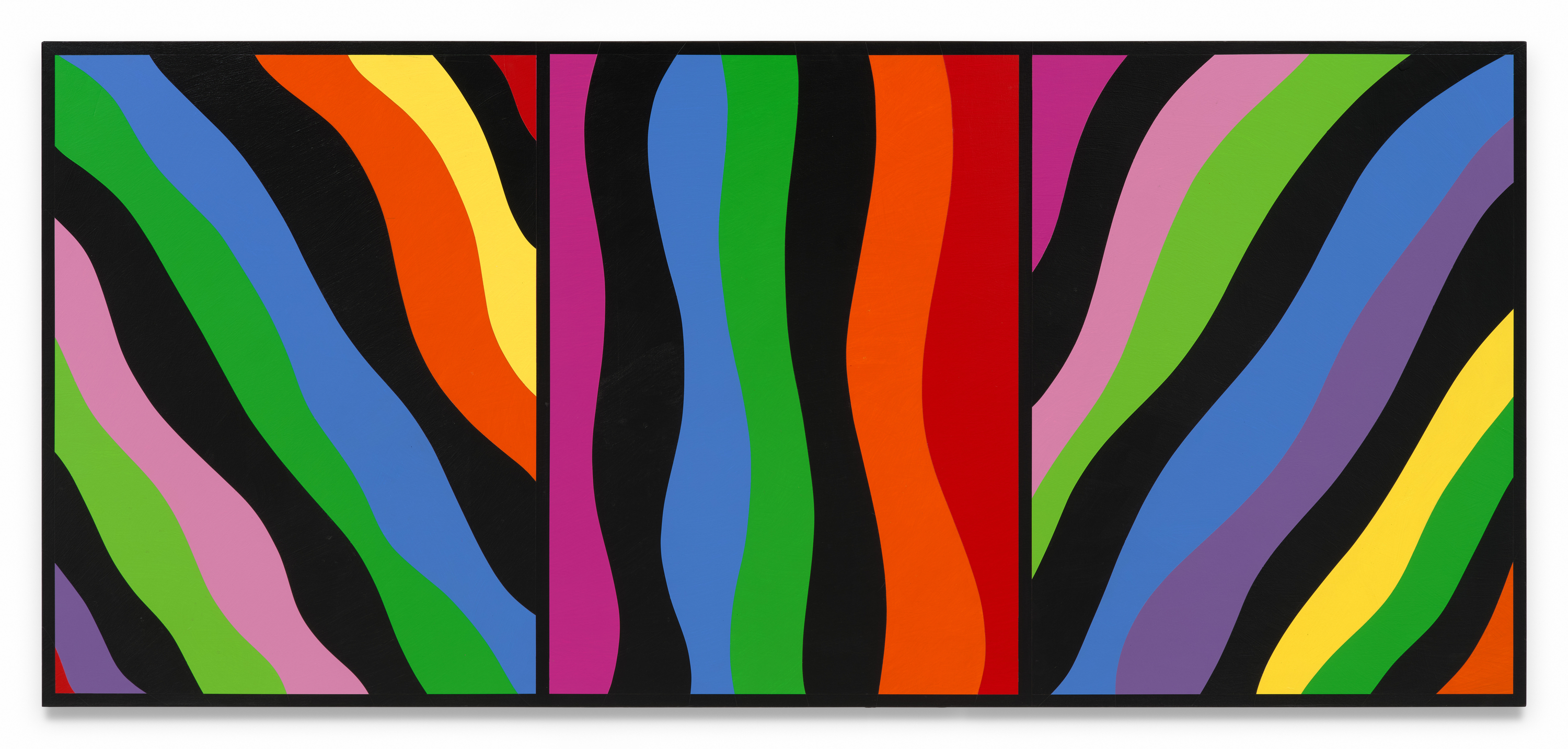 Rico Gatson,&nbsp;Untitled (Interstellar Color Vibration), 2024,