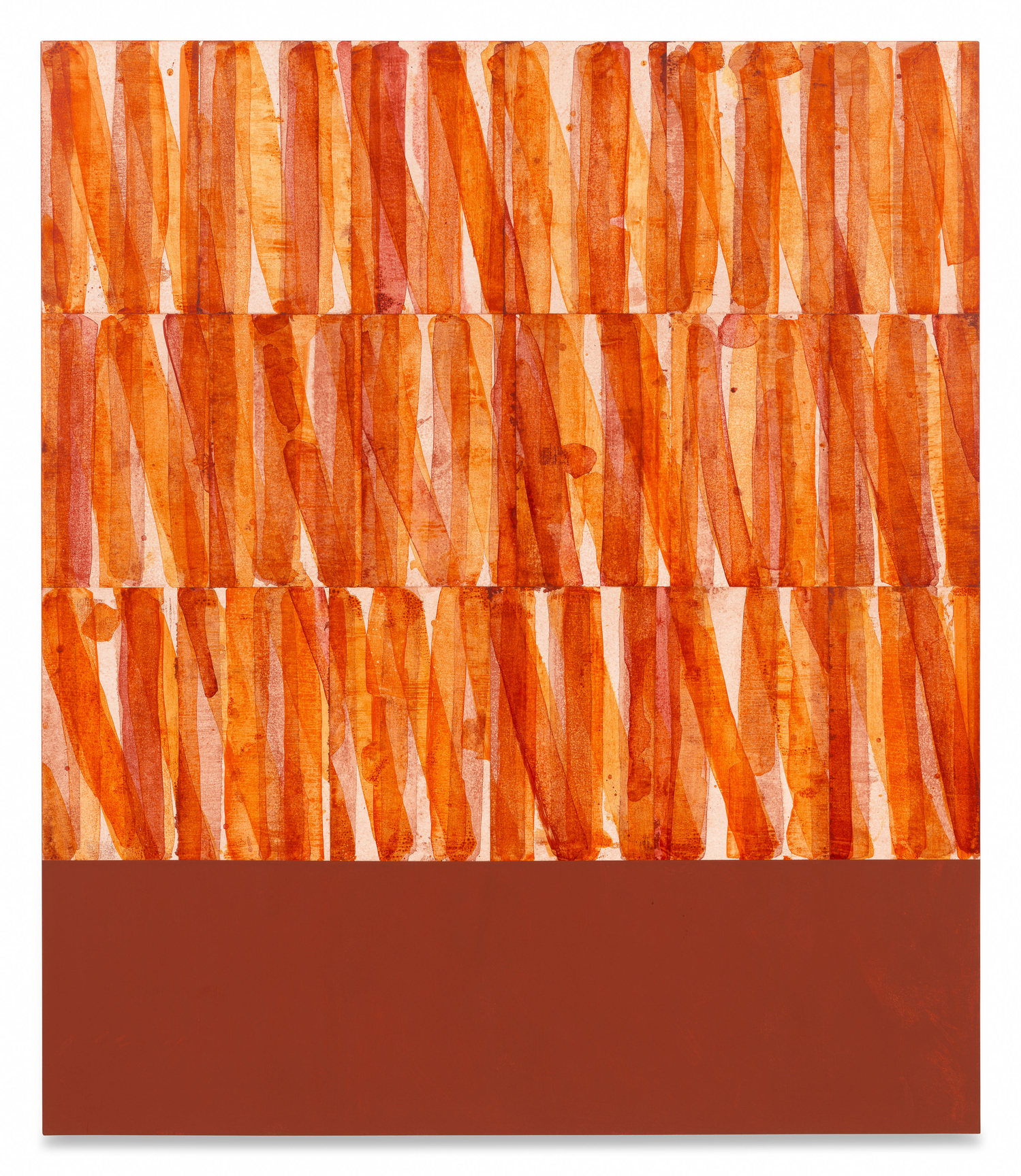 Untitled (4 Bands Mars Red Light), 2025,