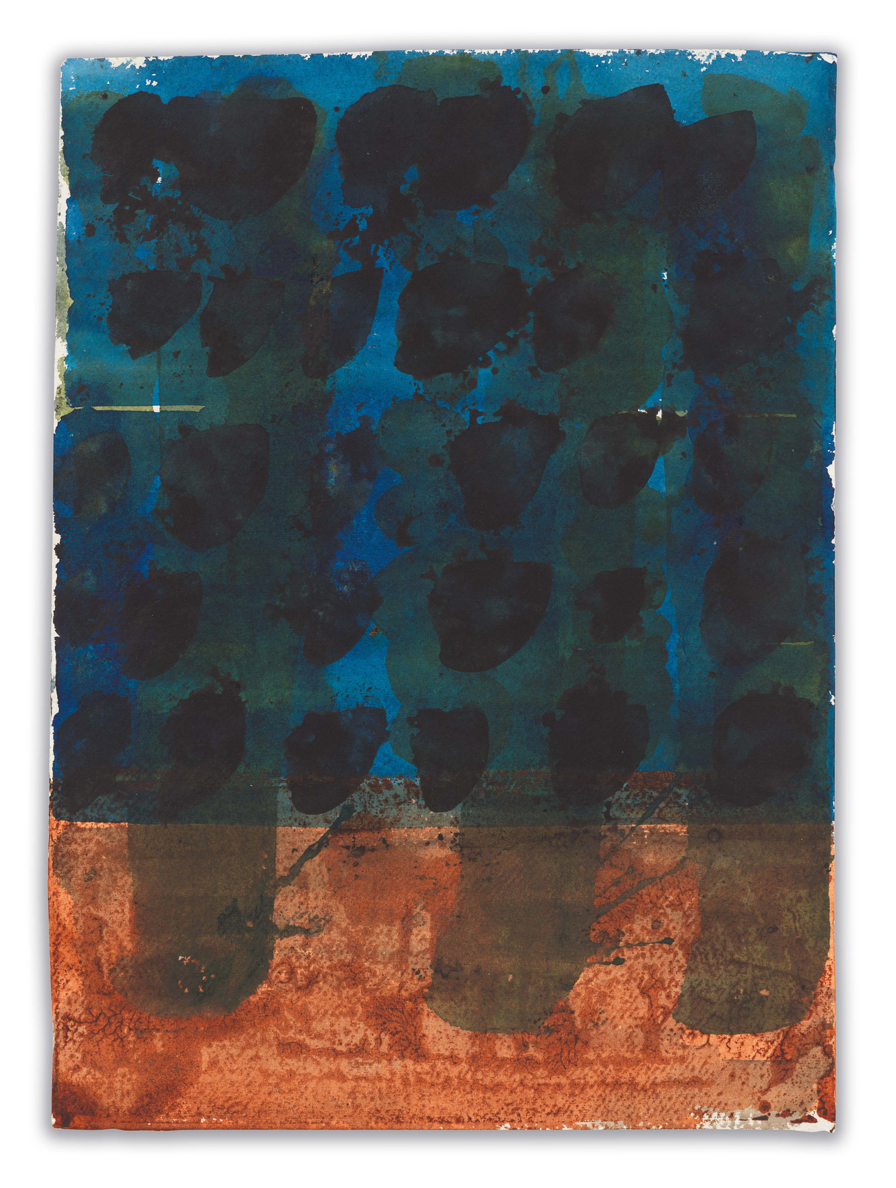 Strata 70, 2025, Watercolor on paper,