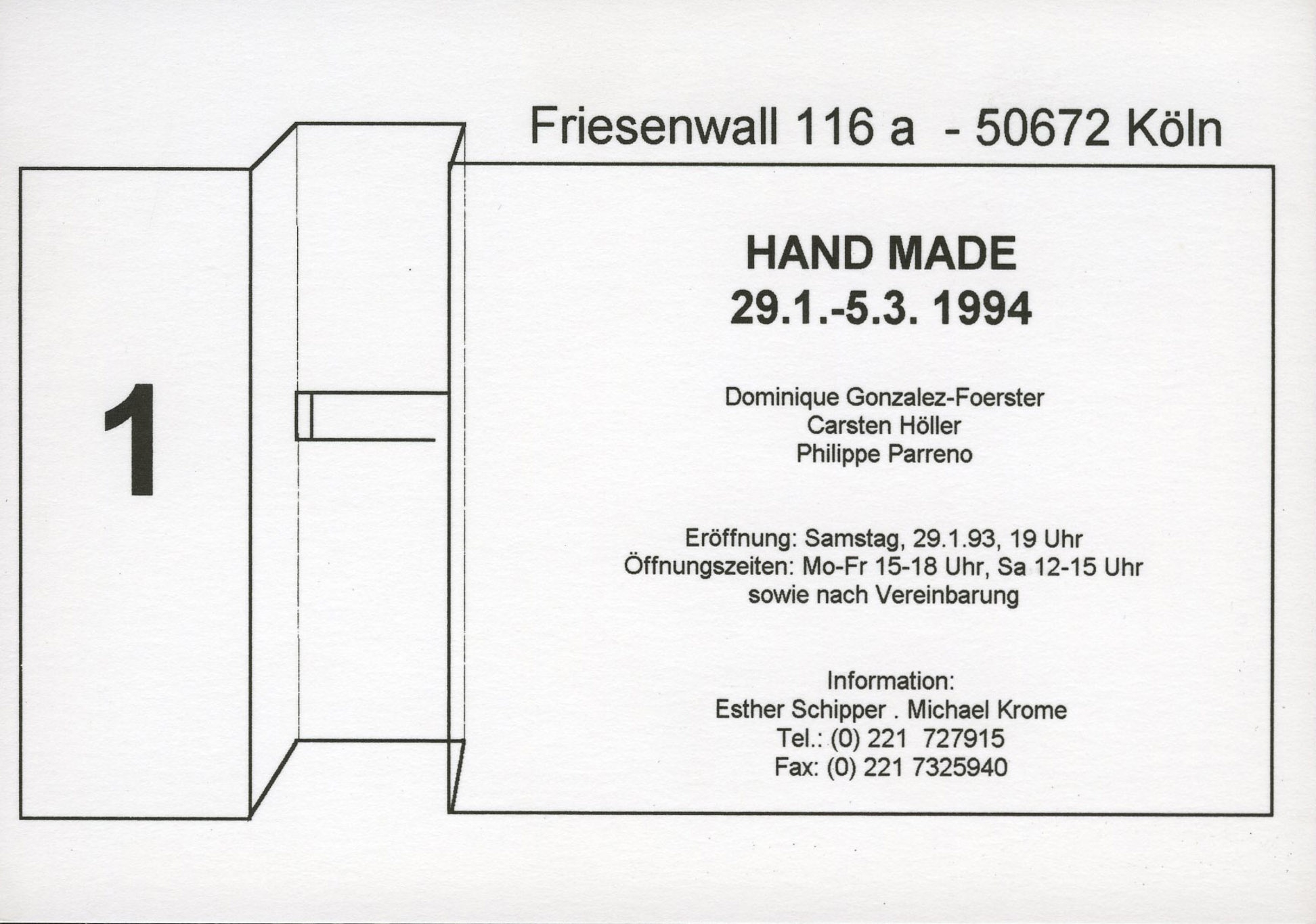 Hand Made Dominique Gonzalez-Foerster, Carsten Höller, Philippe Parreno