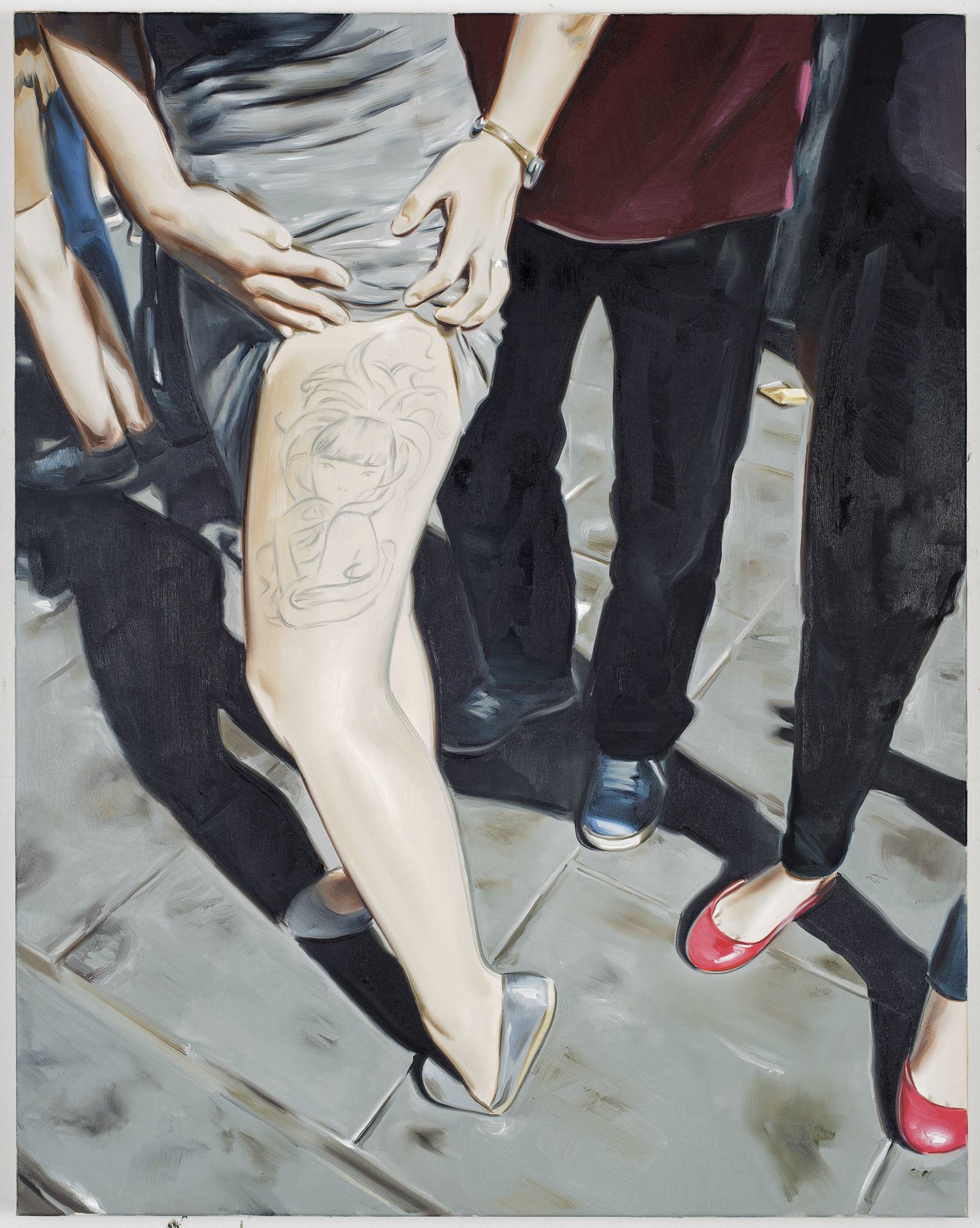 Marcin Maciejowski, Tattoo (Audrey Kawasaki) (2019); Private View at Thaddaeus Ropac Ely House 2019