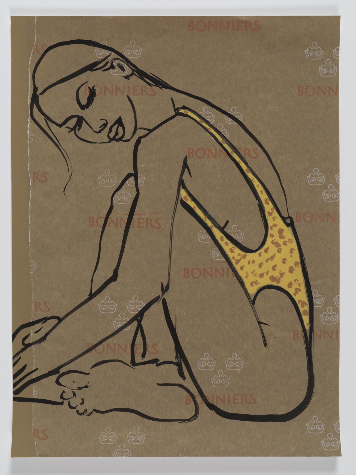 David Salle, Untitled (2019); Self-Ironing Pants & Other Paintings at Thaddaeus Ropac Paris Marais 2020