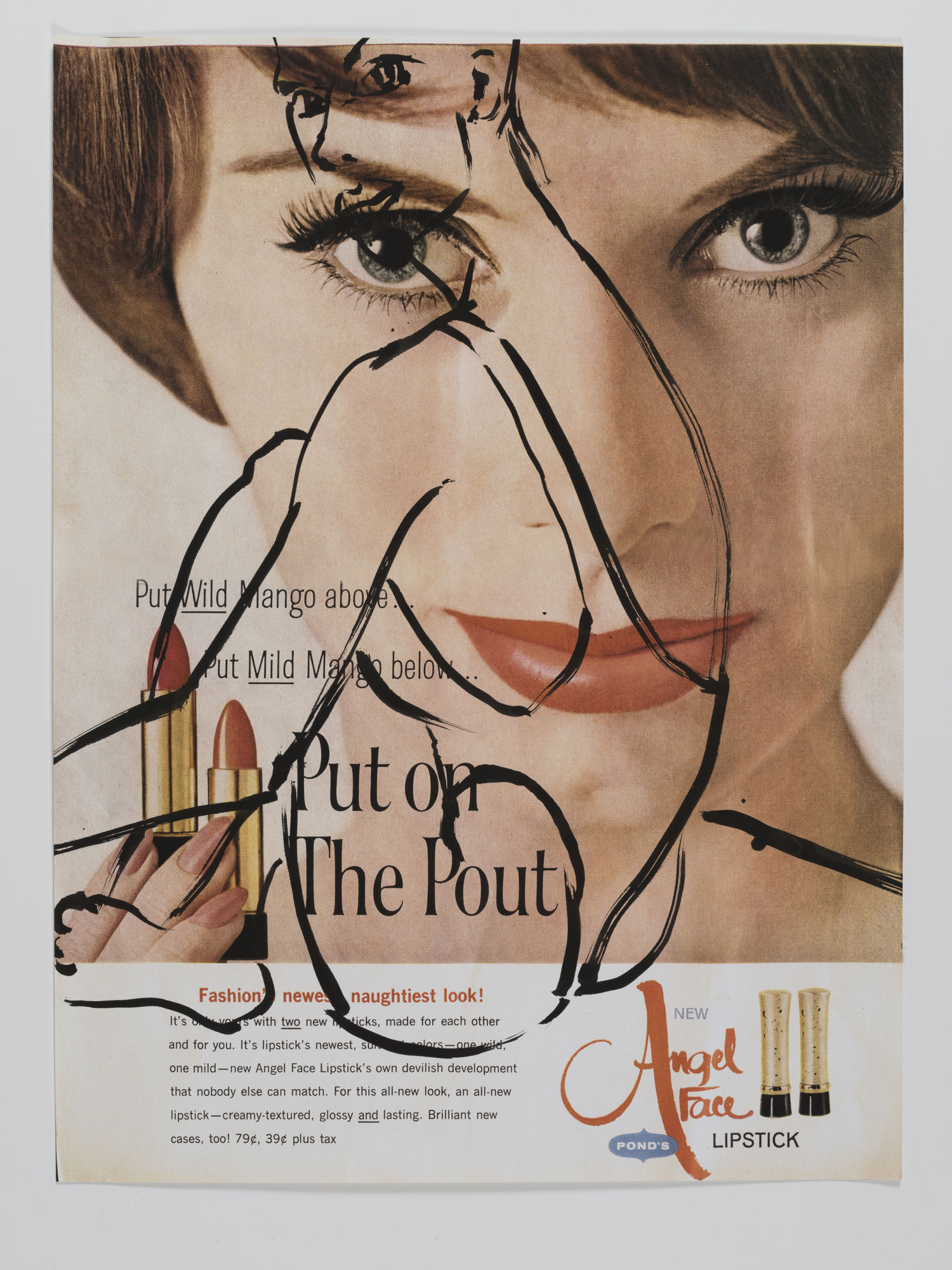 David Salle, Untitled (2019); Self-Ironing Pants & Other Paintings at Thaddaeus Ropac Paris Marais 2020