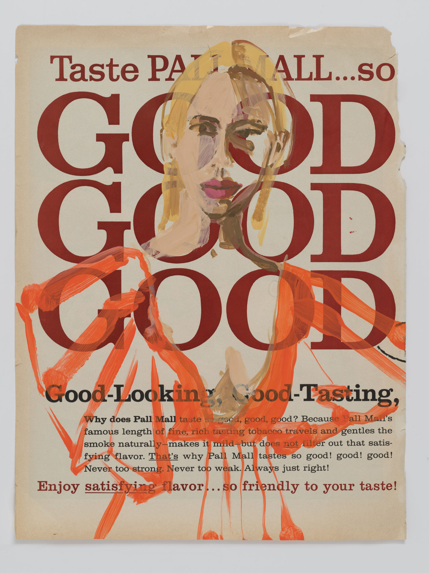 David Salle, Untitled (2019); Self-Ironing Pants & Other Paintings at Thaddaeus Ropac Paris Marais 2020