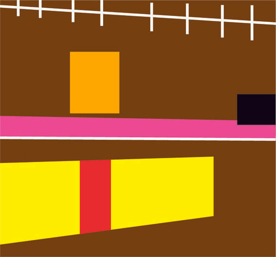 Gerwald Rockenschaub: Six New Foil Paintings, Galerie Thaddaeus Ropac Salzburg, 2004