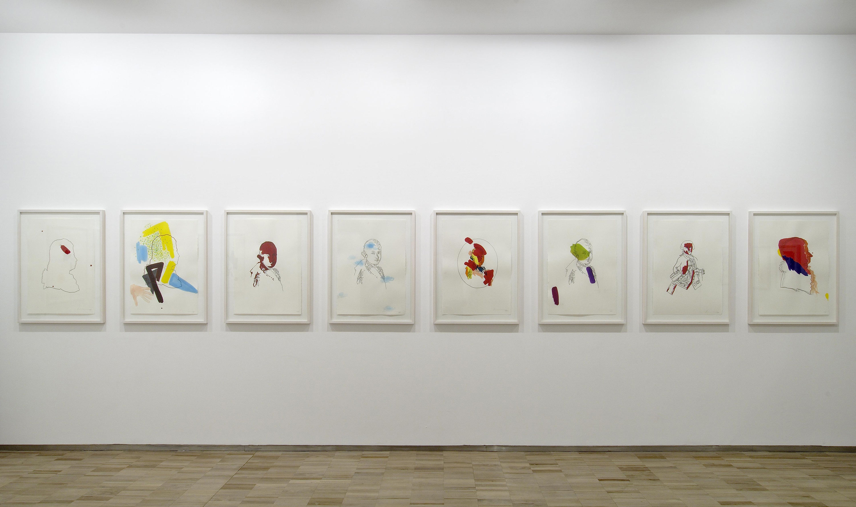 Robert Wilson: Faces of Mozart, Thaddaeus Ropac Paris Marais, 2006