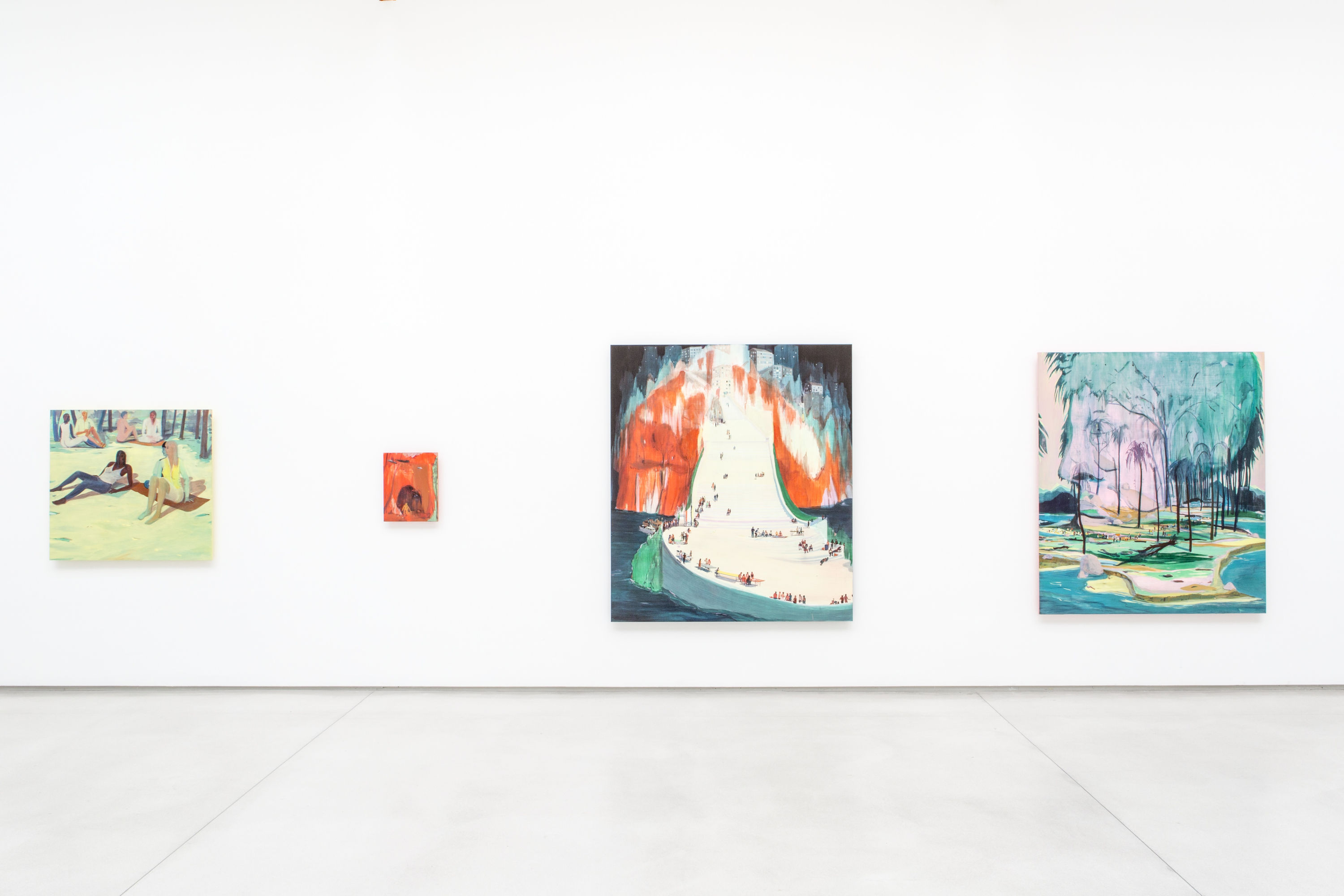 Jules de Balincourt: Blue Hours, Galerie Thaddaeus Ropac Paris Marais, 2014