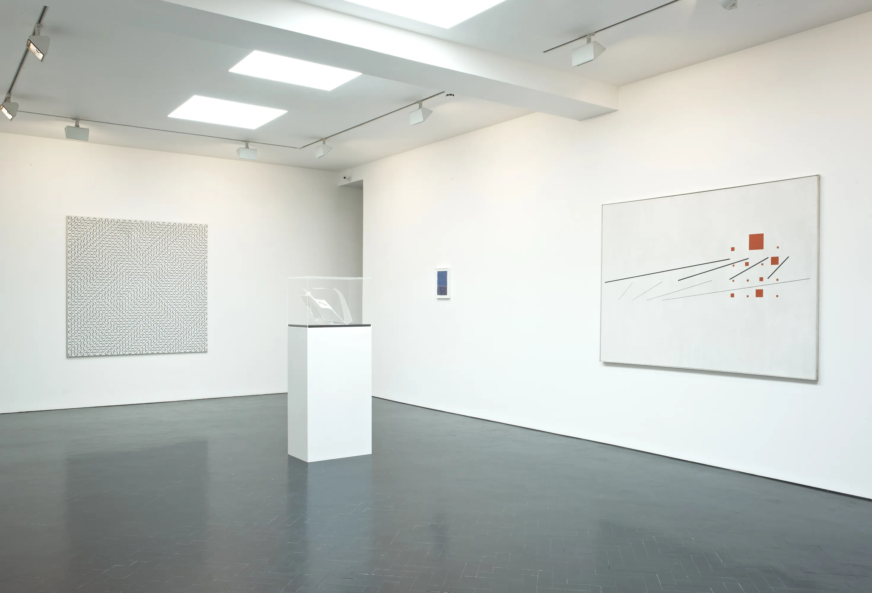 Mira Schendel in conversation with Max Bill, Naum Gabo, Sol Lewitt, Agnes Martin, Roman Opalka & Bridget Riley