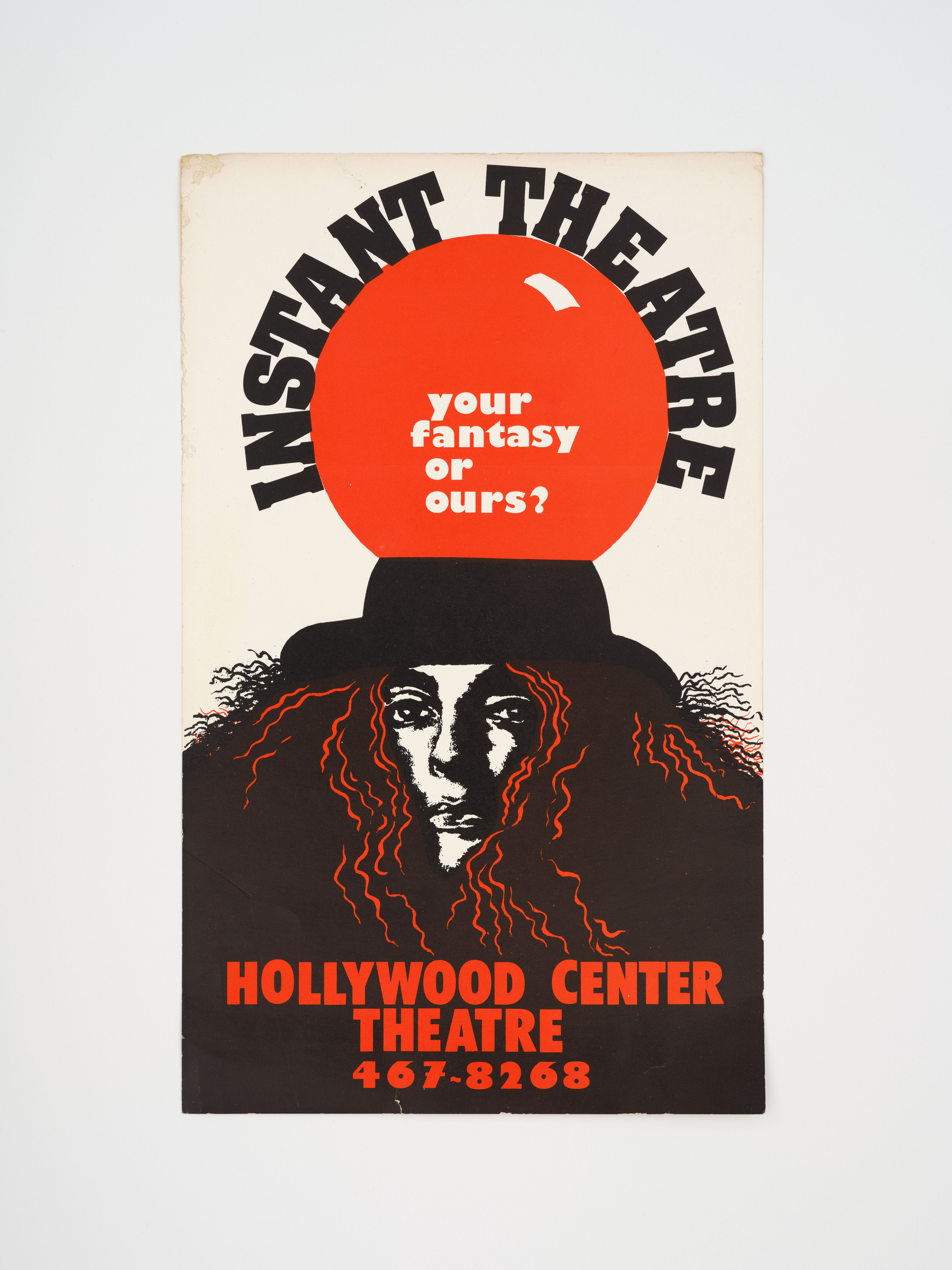 Instant Theatre Poster, Circa 1962. Photo Paul Salveson