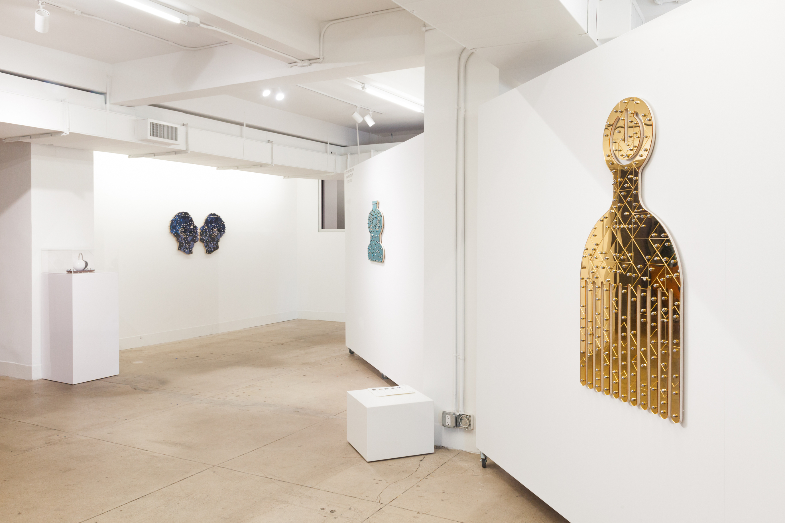 Damien Davis Installation view of the exhibition "This Ain't No Disco" 2018