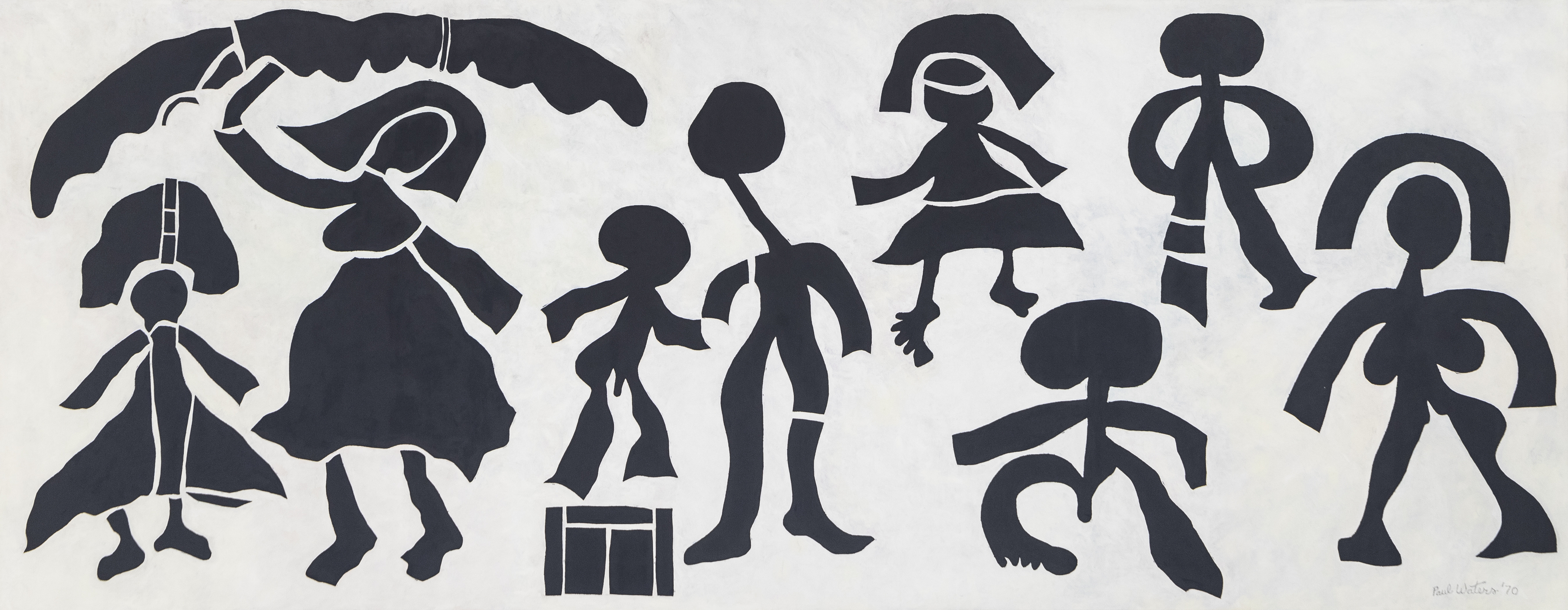 Paul Waters, Mother and Her Seven, 1970