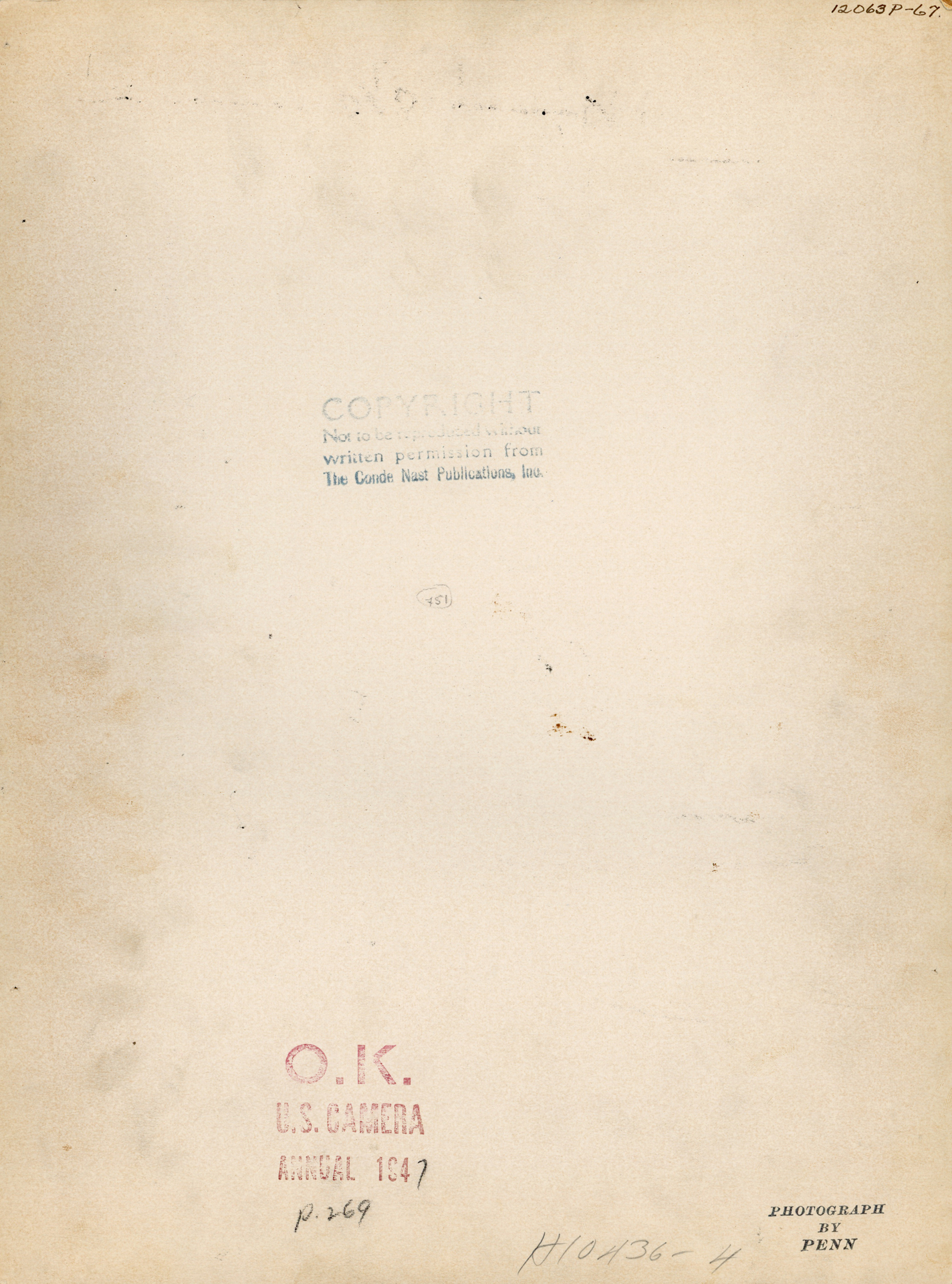 IRVING PENN (AMERICAN, 1917 &ndash; 2009)