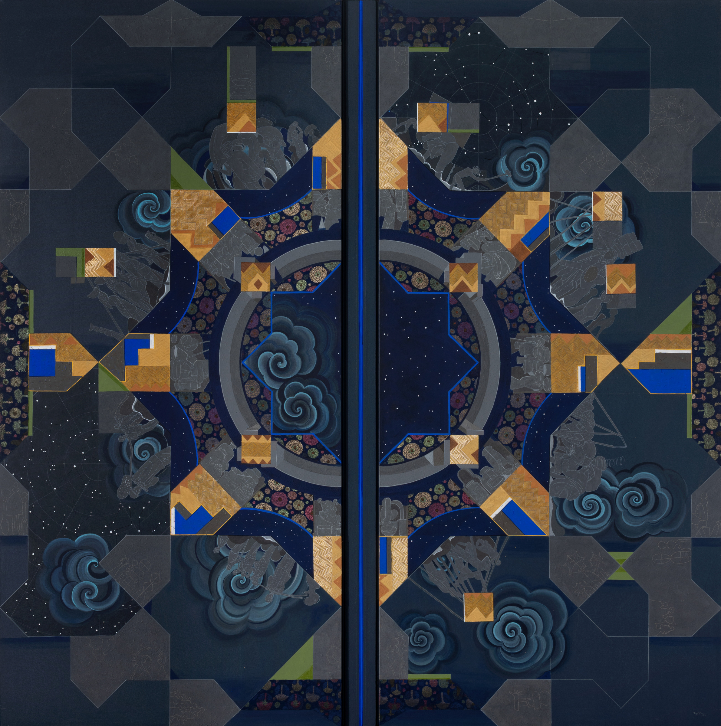 Jagannath Panda, Echoes of the Microcosm II, 2025