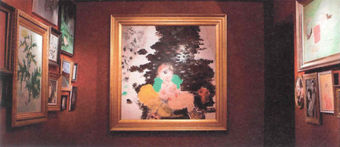 Bingyi, SKIN: How I Remember Myself, 2009, installation of oil on canvas painting. Photo: Adam Sokol, Courtesy of the artist and Contrasts Gallery, Shanghai.