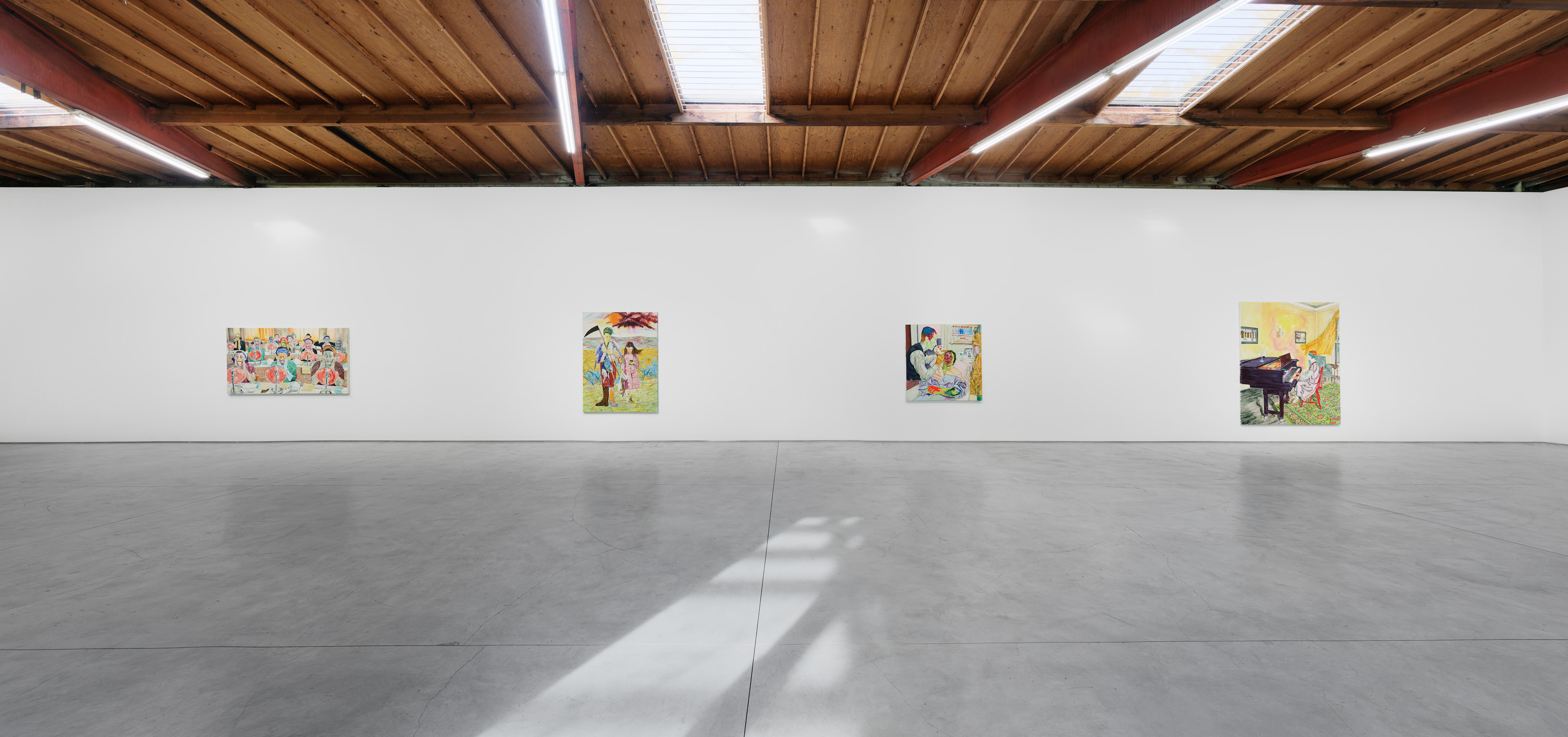 Installation view of Farley Aguilar's "Into the Reflection"
