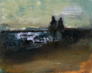 Dawn Approach, oil on canvas, 40 x 50cm