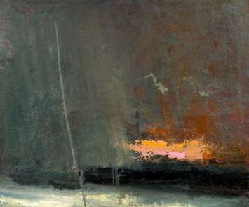 Rough Weather, oil on canvas, 100 x 120cm