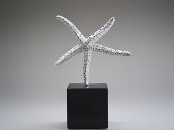 Turn II, bronze & black granite, unique (from a series of 10), 49 x 32 x 16cm