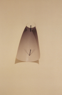 vik muniz two nails, 1987/2016