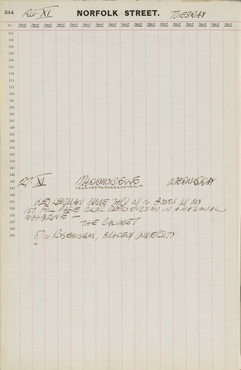 Indiana's journal page for November 26–27, 1963; the page contains the date for the first entry at the top, the entry itself is blank; the second entry starts in the middle of the page; the bottom third of the page is also blank