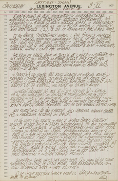 Indiana's journal page for November 3, 1962; the page consists entirely of text, no illustrations
