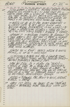 Indiana's journal page for July 20, 1962; the page consists only of text, no illustrations