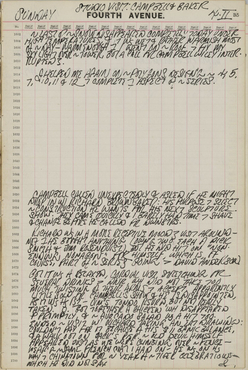 Indiana's journal page for February 4, 1962; the page only contains text, no illustrations