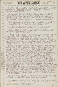 Indiana's journal page covering November 13, 1962; the page consists only of text, no illustrations