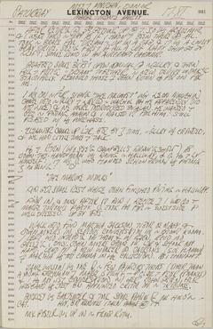 Indiana's journal entry for November 17, 1962; the page consists only of text, no illustrations