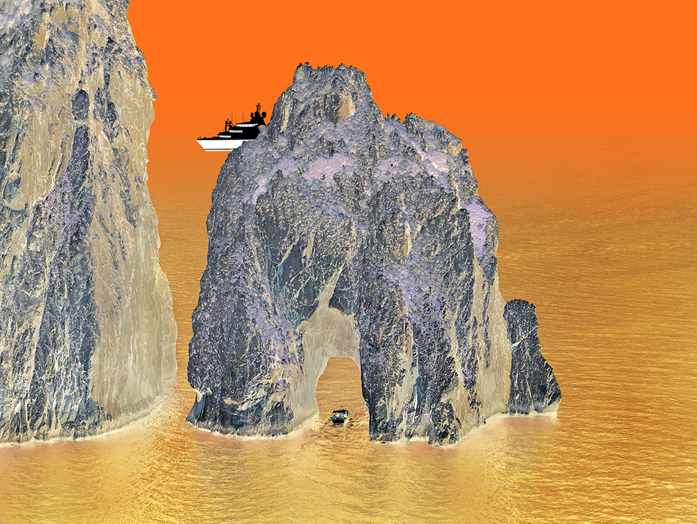 Capri #14, 2013.&nbsp;Archival pigment print,&nbsp;45&nbsp;x 59 or 65 x 85 inches.