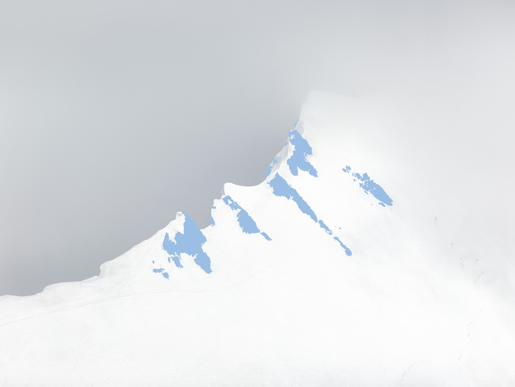 Alps &ndash; Geographies and People #4, 2012. Archival pigment print, 45 x 61 or 65 x 85&nbsp;inches
