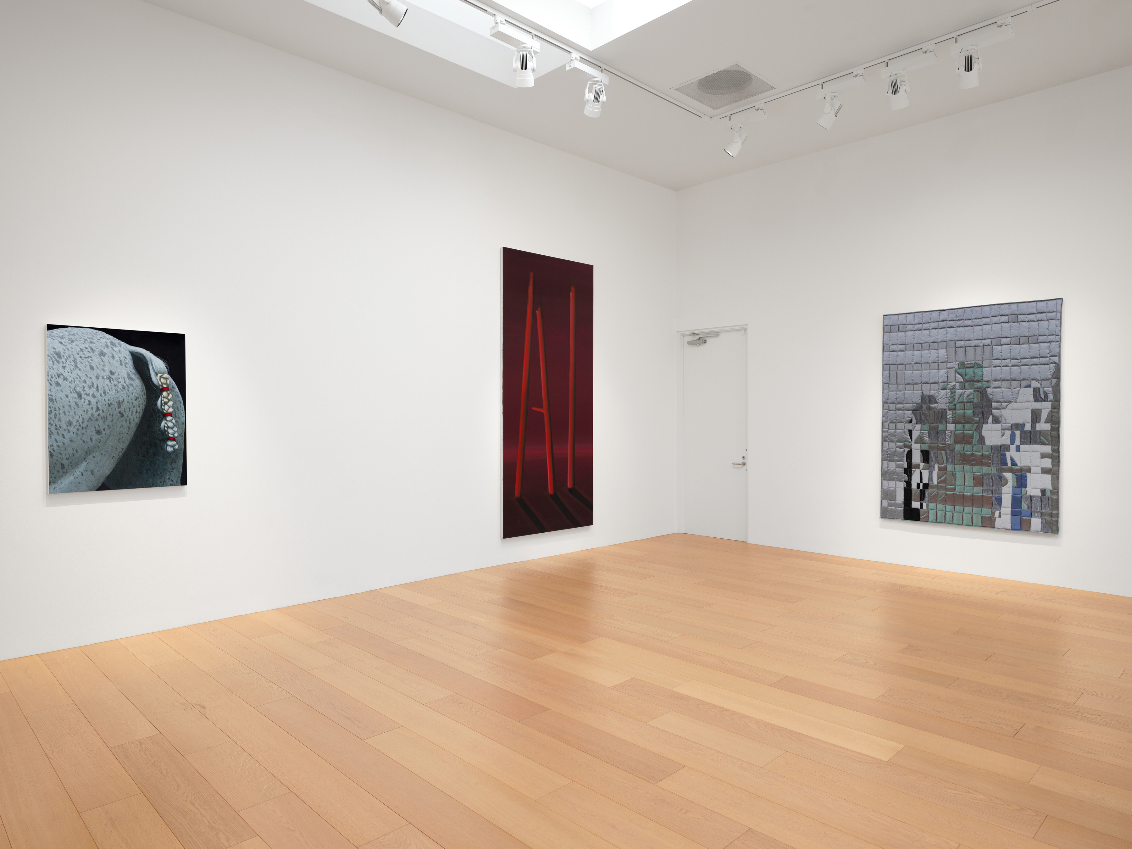 Installation view of "Blush"