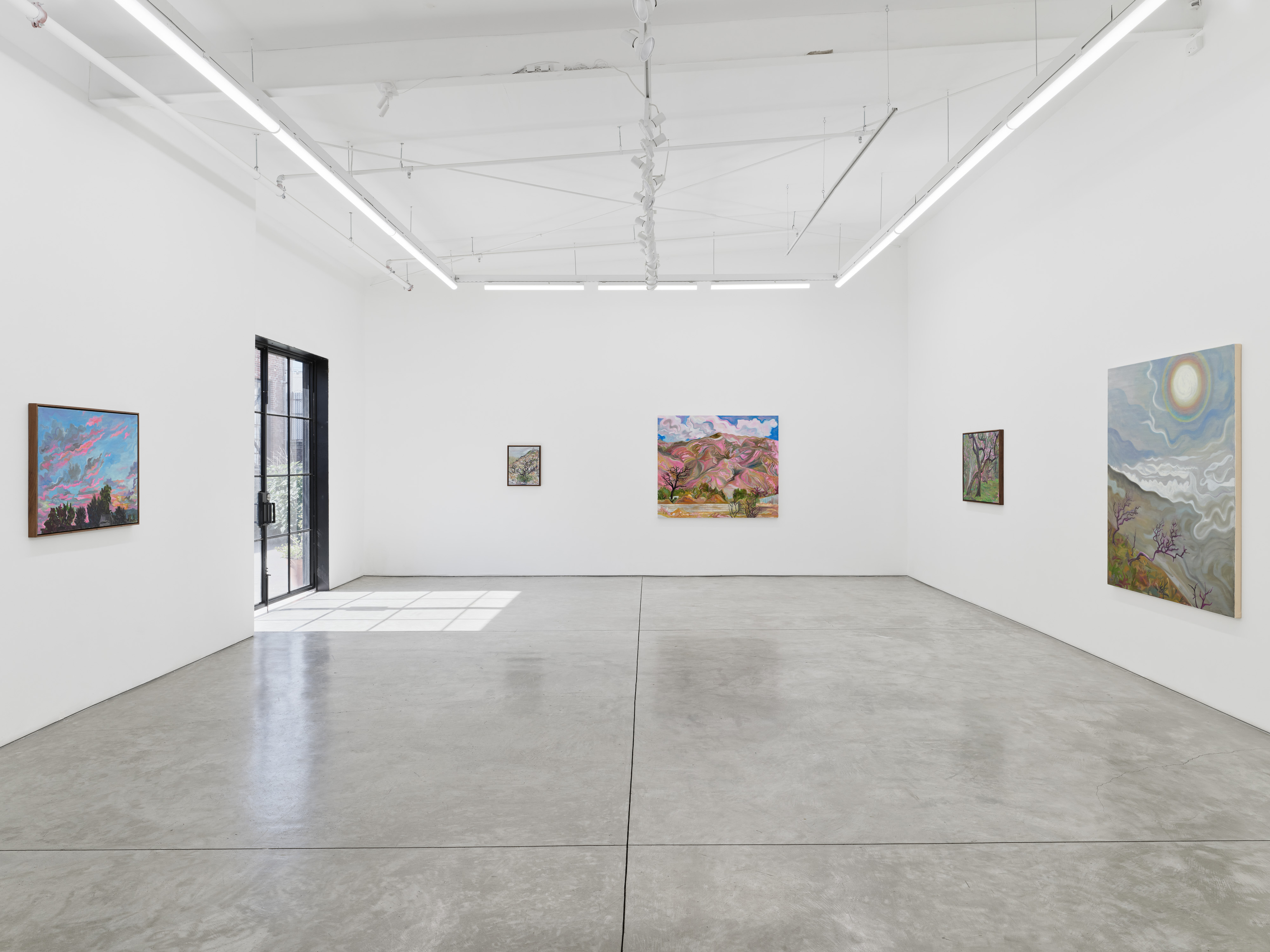 Installation view of Mira Dancy's "Mourning's Orbit"