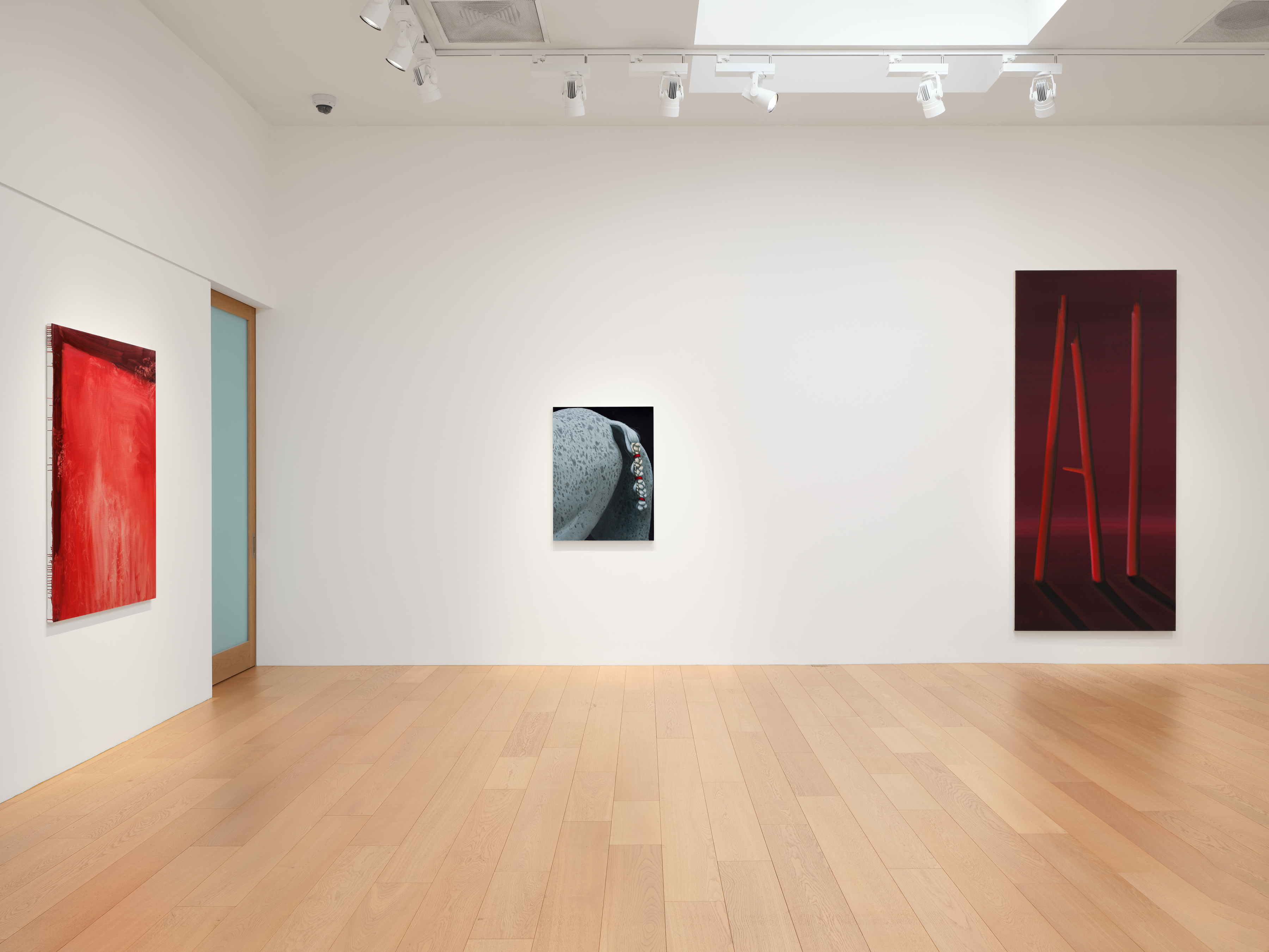 Installation view of "Blush"