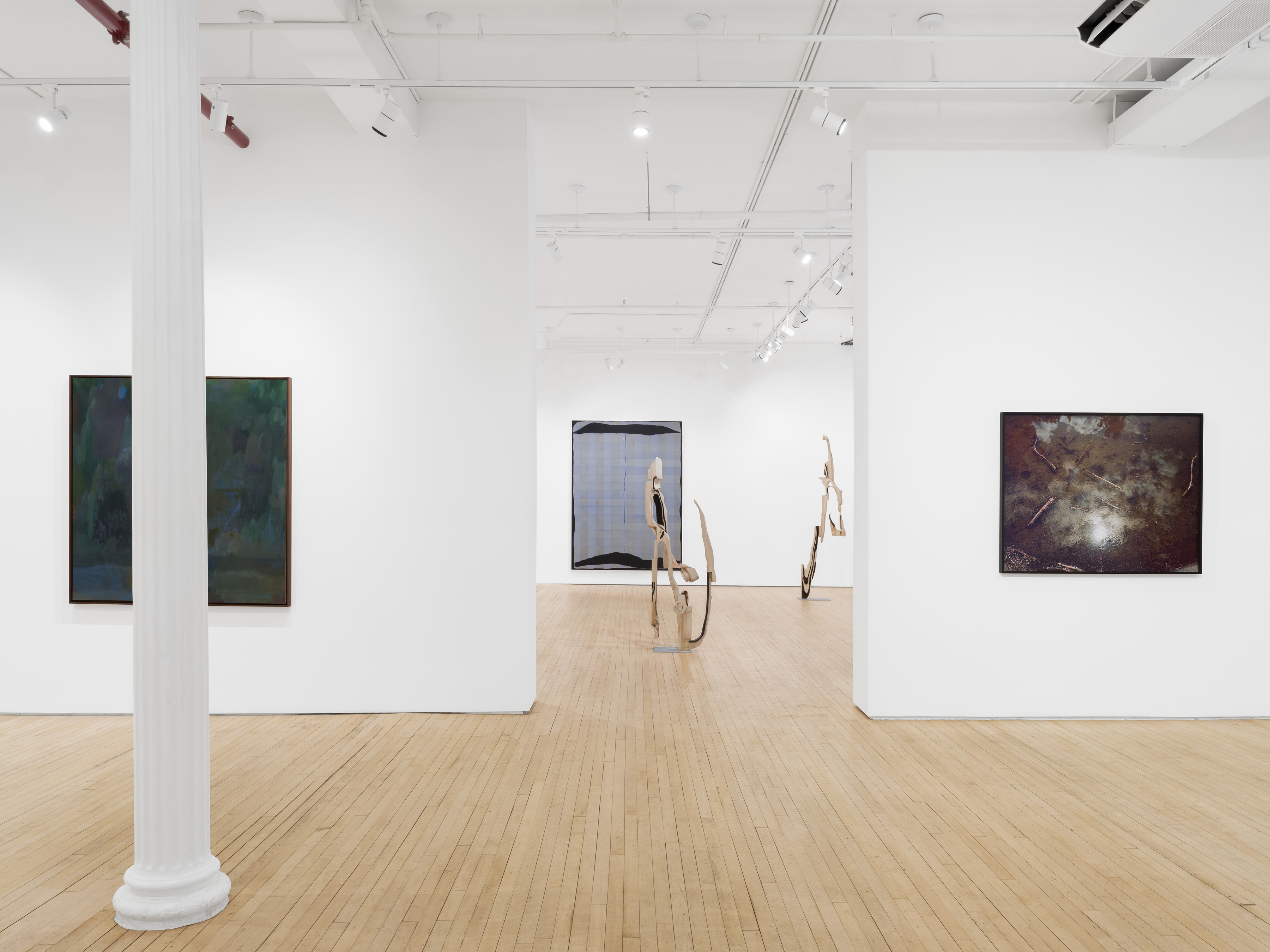 Installation view of "Braided River"
