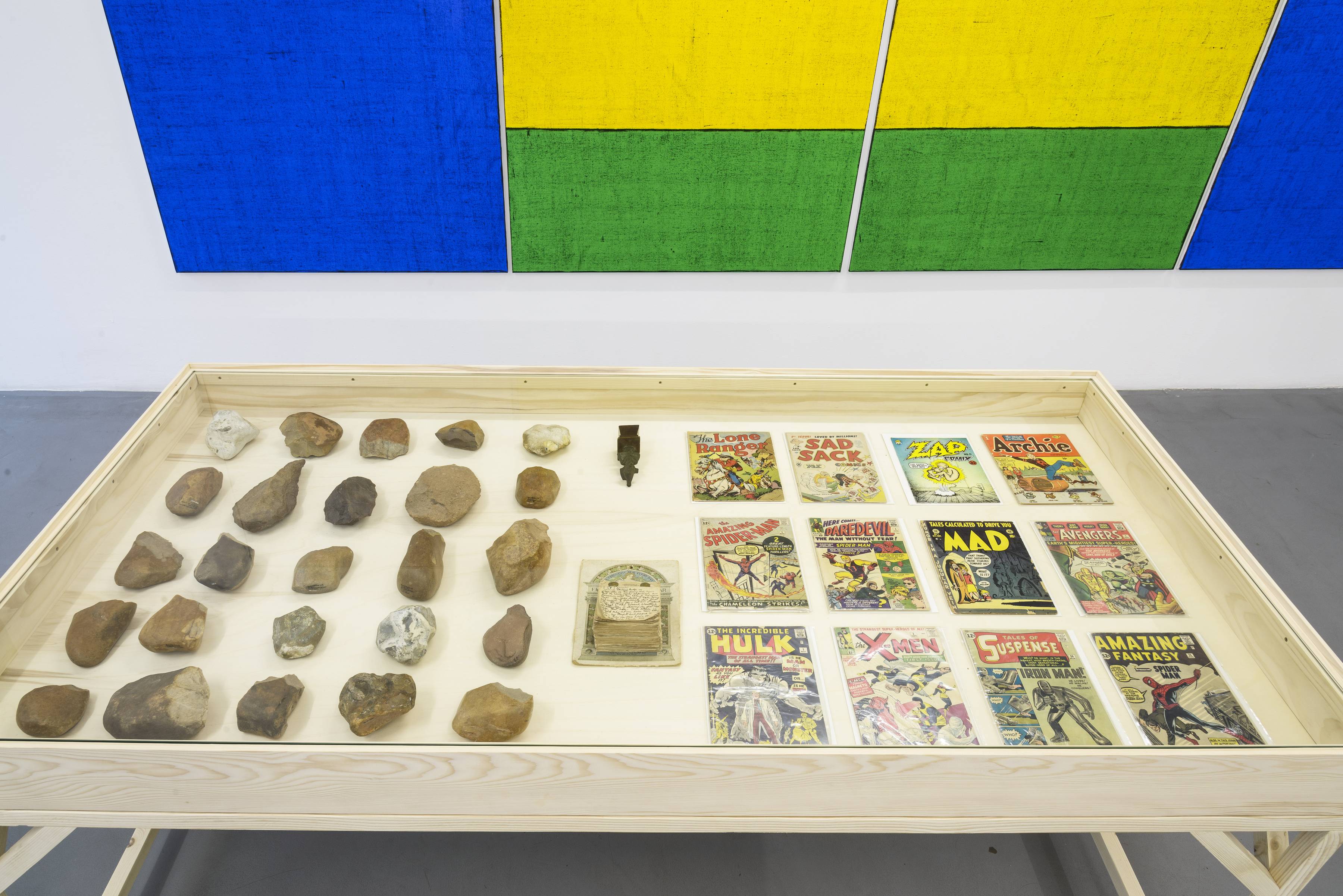 Matt Mullican: Collecting for the studio -&nbsp;Collecting 1959-2013,&nbsp;installation view