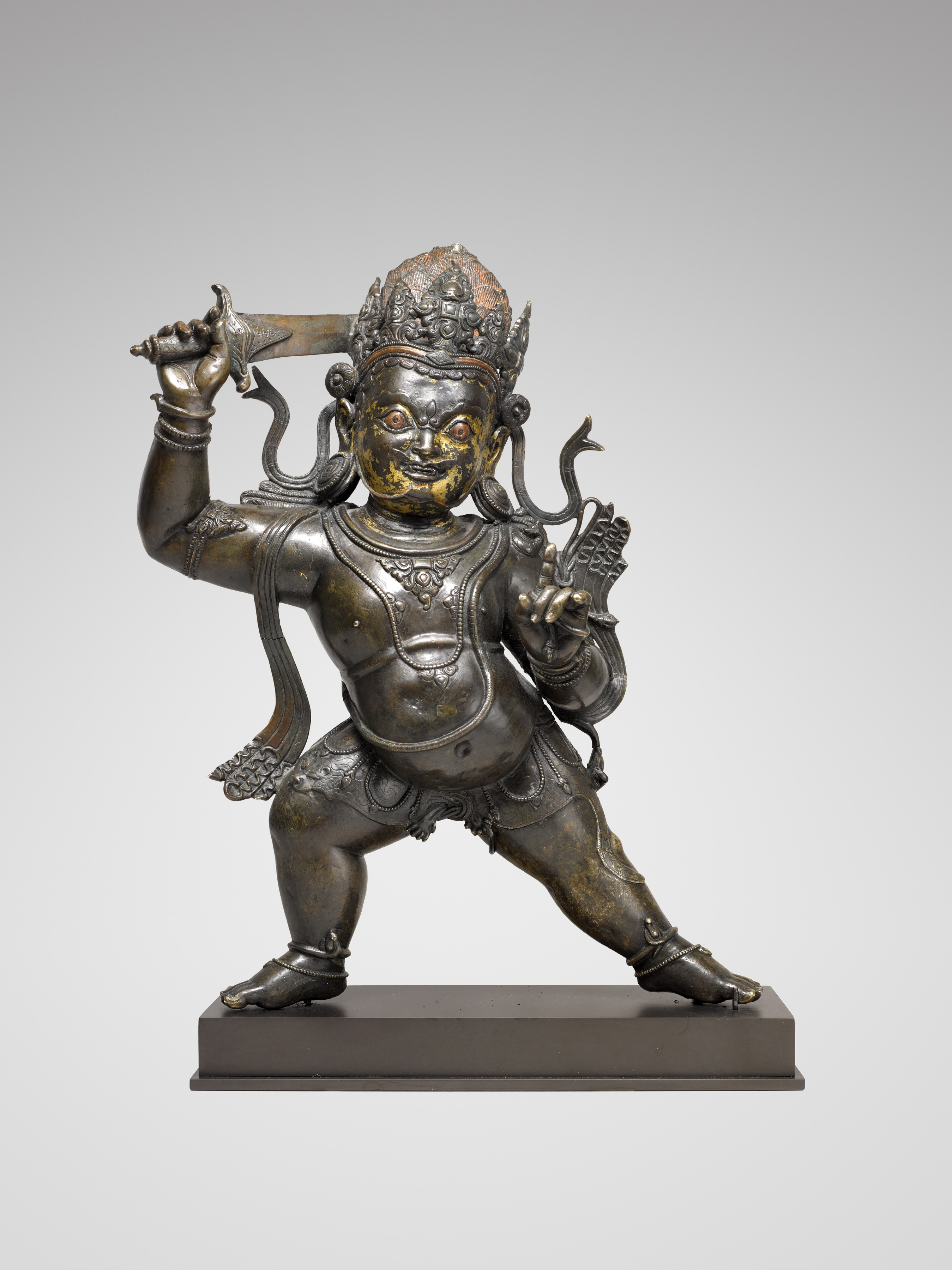 This formidable image of Acala radiates ferocious vitality and unwavering resolve.