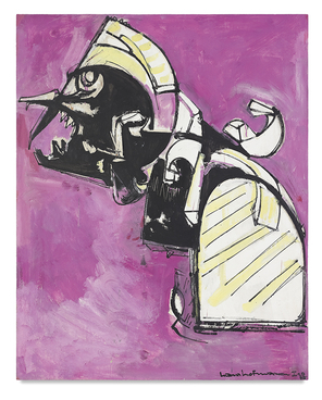 Fury No. 1, 1945, Oil on panel, 55 x 44 inches, 141 x 112 cm, AMY#1833