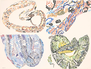 NANCY GRAVES Four Snakes 1971