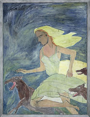 Wandida, 2007. Acrylic and varnish on canvas,