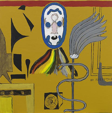 Medley 19, 2011. Acrylic on canvasboard, 23.62 x 23.62 inches (60 x 60 cm).