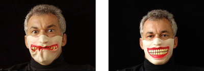 marcos chaves, laughing mask, 2005