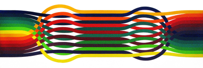 julio le parc, ondes 135 / serie 3 - nº 1, 1974