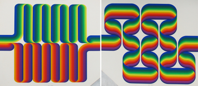 julio le parc, thèmes de la “longue marche”, 1974