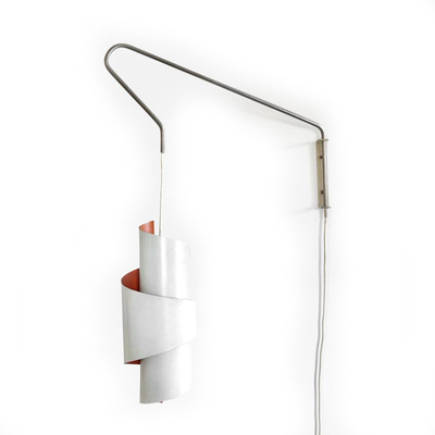 Swirl White Pendant Wall Lamps by Simon Henningsen