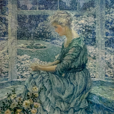 Louis Ritman (1889–1963). The Sunlit Window. Oil on canvas, 31 x 36 1/4 in. (detail)
