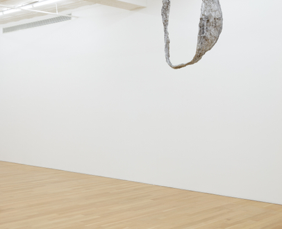 Esther Kläs "Spring (Ocean Blue)", 2019 oil stick on paper 42 7/8 x 62 5/8 inches (109 x 159 cm)