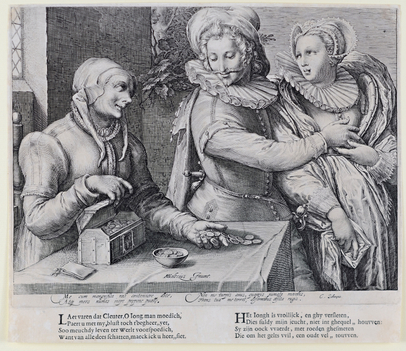 Old Woman with a Young Couple