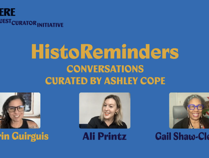 IN CONVERSATION WTH SHERIN GUIRGUIS &amp; ASHLEY COPE