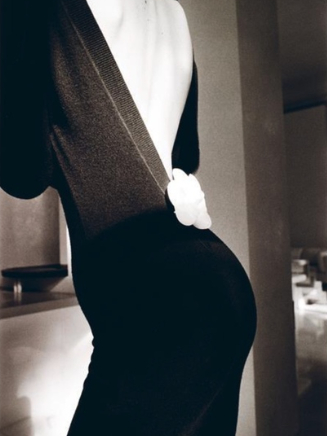 JEANLOUP SIEFF - Robe Noire de Dos, Paris, 1985
